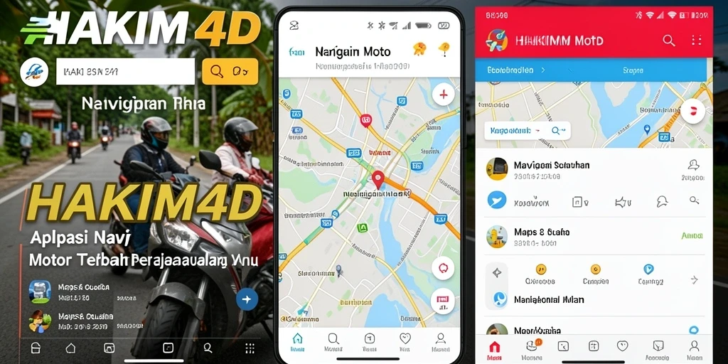 Antarmuka HAKIM4D menampilkan fitur Navigasi Motor yang lengkap.