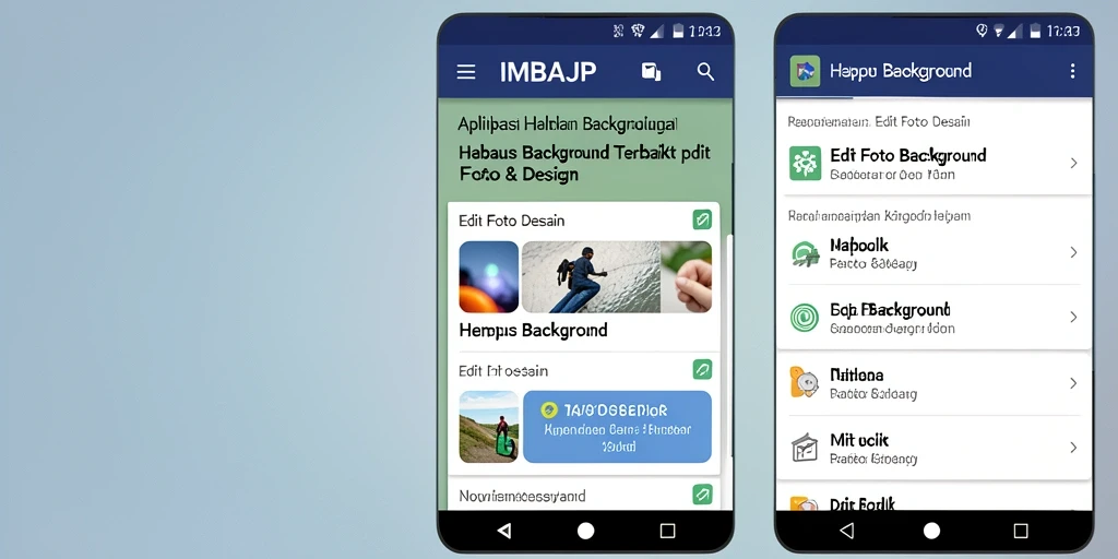 Tampilan antarmuka IMBAJP untuk penghapusan latar belakang yang mudah.