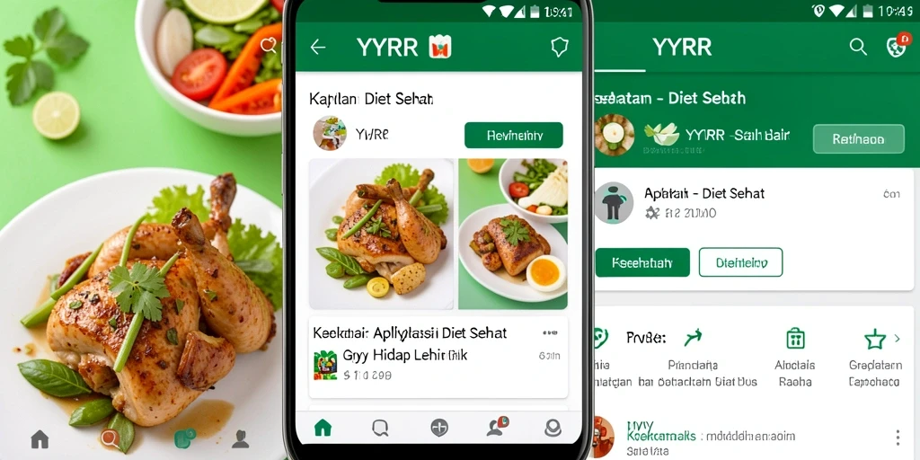 Antarmuka pengguna YYRR yang bersih dan intuitif.
