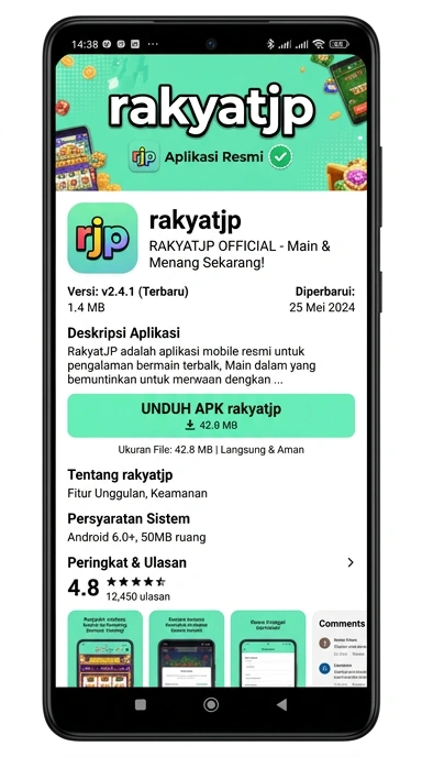 Panduan Download dan Instal APK rakyatjp untuk Android